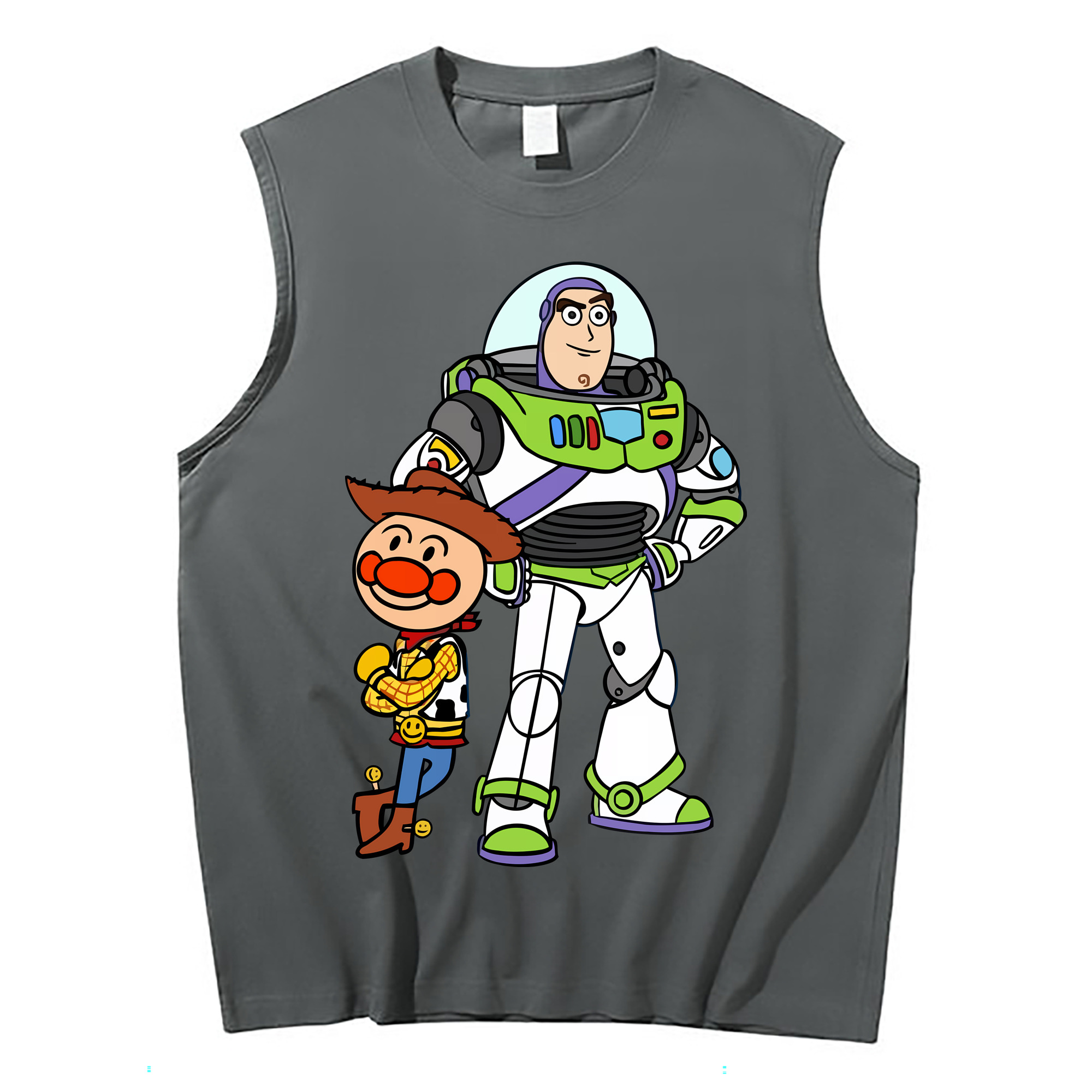 （画像用） アンパンマン Anpanman コットン100％タンクトップ（フロントプリント）